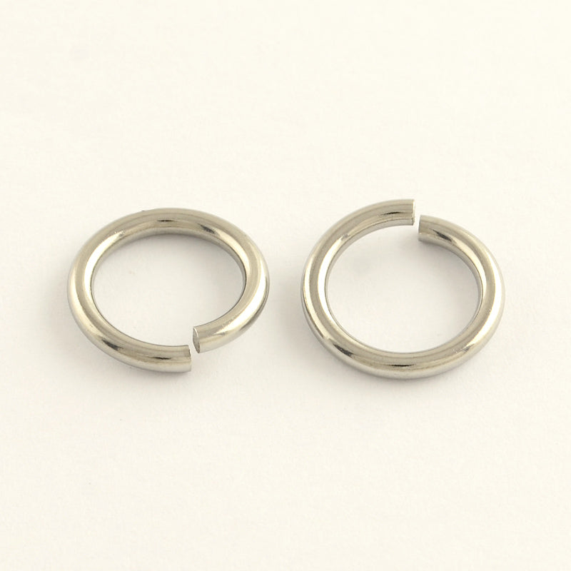 Jump Rings 12mm - 50/100/200 Stainless Steel 16 Gauge Open Jump Rings F7455